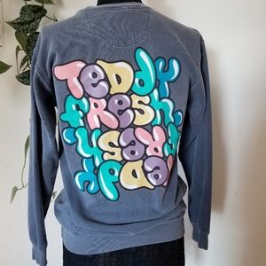 Teddy Fresh Bubble Graffiti Crewneck Sweater